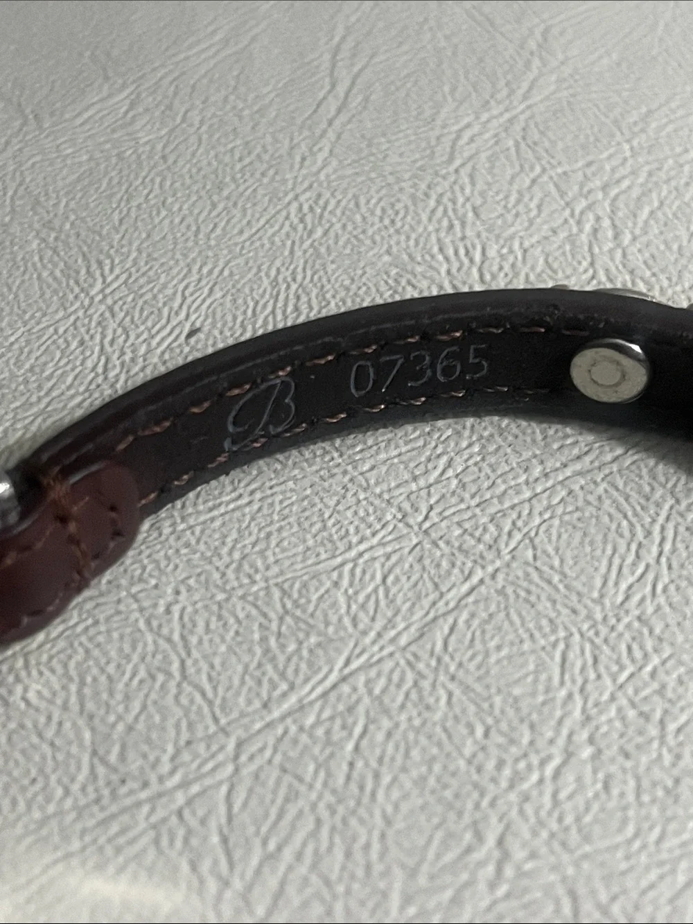 Brighton Brown Leather Bracelet with Decorative Silver-tone Charms